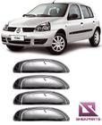 Aplique cromado macaneta clio/scenic/logan 07/...- 4 portas