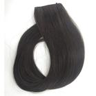 Aplique De Cabelo Humano Liso Tic Tac Castanho 50 Cm 50grsec