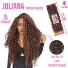 Aplique De Cabelo Orgânico Cacheado P/ Crochet Braids 75Cm 300Gr -Juliana -Yan Hair