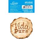 Aplique de MDF e Papel - Tronco Vida Pura - APM8-1368