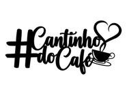 Aplique Decorativo Escrita Cantinho Do Café Casa Decoração