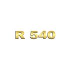 Aplique Inox Potência - Para Scania NTG R540 - Dourado - Venka