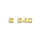 Aplique Inox Potência - Para Scania NTG S540 - Dourado