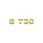 Aplique Inox Potência - Para Scania NTG S730 - Dourado