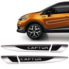 Aplique Lateral Captur 2018/2021 Emblema Resinado Cromado