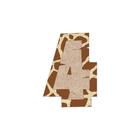Aplique Numeral Safari Girafa 2 - Duplo