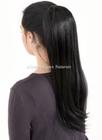 Aplique Rabo Ondulado Cabelo Humano Virgem 60cm 100gr