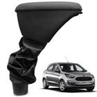 Apoio De Braço Ford Ka material sintético Preto S/Costura - Scar Automotive