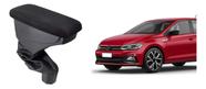 Apoio De Braço Volkswagen Polo Tecido Preto Costura Vermelha - GPI Automotive