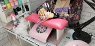 Apoio de Mão Para Manicure Modelo Basic Nail Designer Profissional Pink