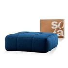 Apoio para os pés modular Puff Chaise Sofá na Caixa Em Boucle com 1 lugar 86cm