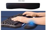 Apoio Para Teclado (key Pad) - Preto Liso Com Apoio De Pulso - Clickmousepad