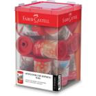 Apontador com Deposito Decor. Tubo Plastico Decorado SUBST. - FABER-CASTELL