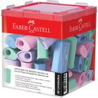 Apontador com Deposito Triangular 4CORES Pastel - FABER-CASTELL