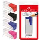 Apontador Faber-Castell com Depósito Cores Sortidas c/1 un