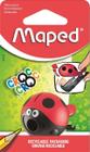 Apontador Maped Croc Easy Joaninha Vermelho e Preto