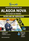 Apostila Concurso Alagoa Nova Pb - Auxiliar De Serviços - Editora Solucao