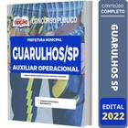 Apostila Prefeitura De Guarulhos Sp - Auxiliar Operacional