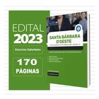 Apostila Prefeitura de Santa Bárbara D Oeste SP Agente de Administração e Administração Escolar - Solução