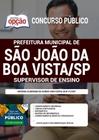 Apostila Prefeitura de São João da Boa Vista - SP - Supervisor de Ensino