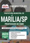 Apostila Prefeitura Marília Sp - Professor De Emei