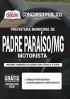 Apostila Prefeitura Padre Paraíso Mg - Motorista