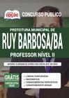 Apostila Prefeitura Ruy Barbosa Ba - Professor Nível 2