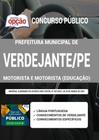 Apostila Prefeitura Verdejante - PE - Motorista e Motorista (Educação) 