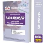 Apostila São Carlos Sp 2023 Professor 3 Área Educação