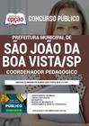 Apostila São João Da Boa Vista Sp - Coordenador Pedagógico