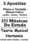 Apostilas Piano e teclado 3 Volumes 296 páginas