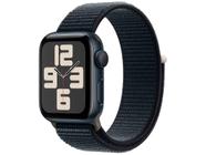 Apple Watch SE GPS Caixa Meia-noite de Alumínio 40mm Pulseira Loop Esportiva Meia-noite (Neutro em Carbono)