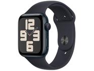 Apple Watch SE GPS Caixa Meia-noite de Alumínio 44mm Pulseira Esportiva Meia-noite M/G