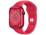 Apple Watch Series 8 45mm GPS + Cellular Caixa (PRODUCT)RED Alumínio Pulseira Esportiva