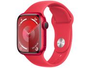 Apple Watch Series 9 GPS Caixa (PRODUCT)RED de Alumínio 41mm Pulseira Esportiva (PRODUCT)RED P/M