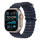 Apple Watch Ultra 2 (GPS + Cellular 49mm) Caixa Natural de Titânio com Pulseira Oceano Marinho