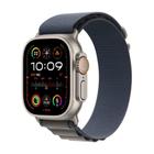 Apple Watch Ultra 2 GPS + Cellular, Caixa de Titânio de 49mm, Pulseira Loop Alpina Azul, Tamanho P - MREK3BZ/A