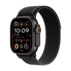 Apple Watch Ultra 2 GPS + Cellular Caixa preta de titânio de 49 mm Pulseira loop Trail preta P/M