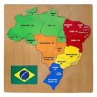 Aprenda Brincando Mapa do Brasil - DM Toys