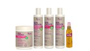 Apse cachos shampoo + condicionador + ativador cachos + gelatina + glow spray