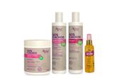 Apse Cachos Shampoo e Ativador Cachos e Gelatina + Glow Spray