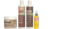 Apse Crespo Power Shampoo e Co Wash e Creme de Pentear e Glow Spray