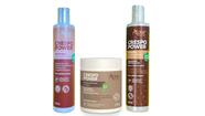 Apse crespo power shampoo + gelatina + creme de pentear