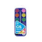 Aquarela CIS 12 cores com pincel