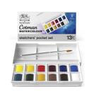 Aquarela Cotman Sketchers' Pocket 14 Peças Winsor & Newton