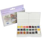 Aquarela em Pastilha Lefranc & Borgeois com 24 cores