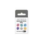 Aquarela em Pastilha Matiz Artools com 6 Cores - Metallic