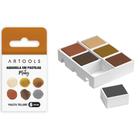 Aquarela Pastilha Matiz - 6 Cores - Artools