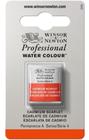 Aquarela Pastilha Profissional Winsor 106 Cadmium Scarlet