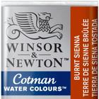 Aquarela Winsor & Newton Cotman Pastilha 074 Burnt Sienna - WINSOR NEWTON